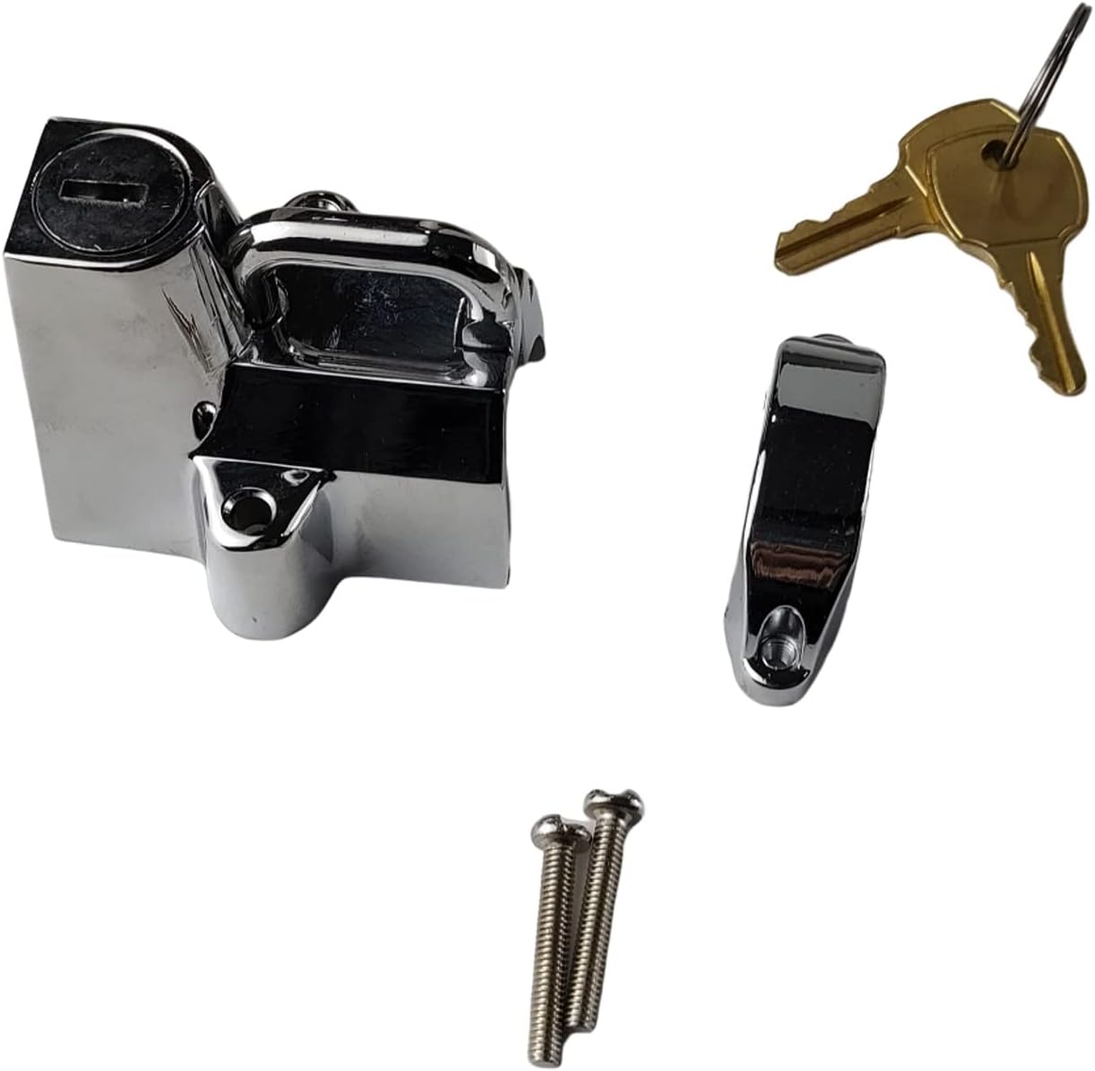 Secure Your Harley: 1-1/4 Motorcycle Helmet Lock ~ Chrome Finish