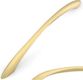 Brushed Gold Cabinet Pulls 6.3 in Hole Center - Elegant Kitchen