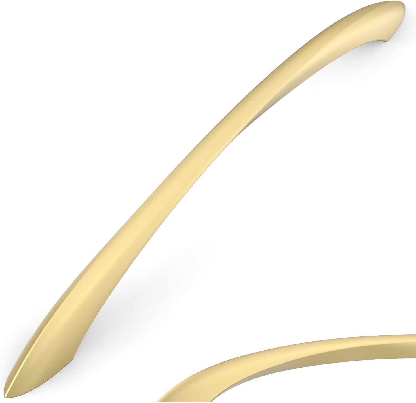 Brushed Gold Cabinet Pulls for Kitchen and Bathroom Drawers