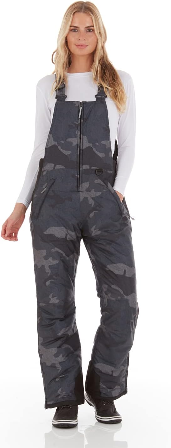 Arctic Quest Womens Ski Snow Bibs Pants for Winter Adventures