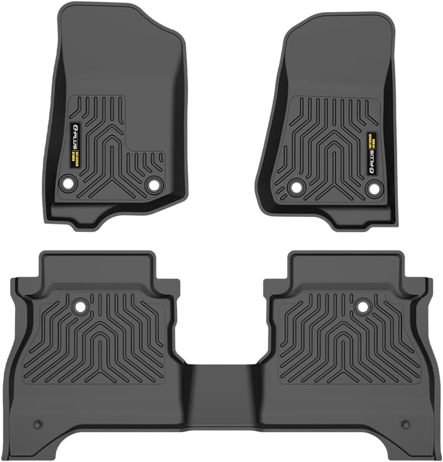 TPE Floor Mats Cargo Liners for Jeep Gladiator 2020-2024