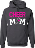 Wild Bobby Cheer Mom Kids Super-Fan Love Pink Heart Hoodie