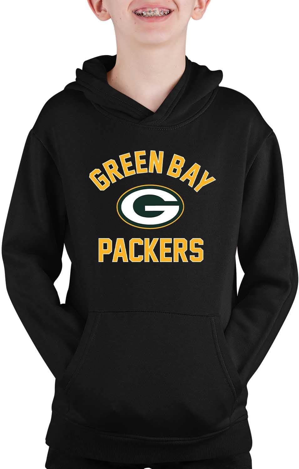 NFL Youth Gameday Hooded Sweatshirt for Green Bay Packers Fans