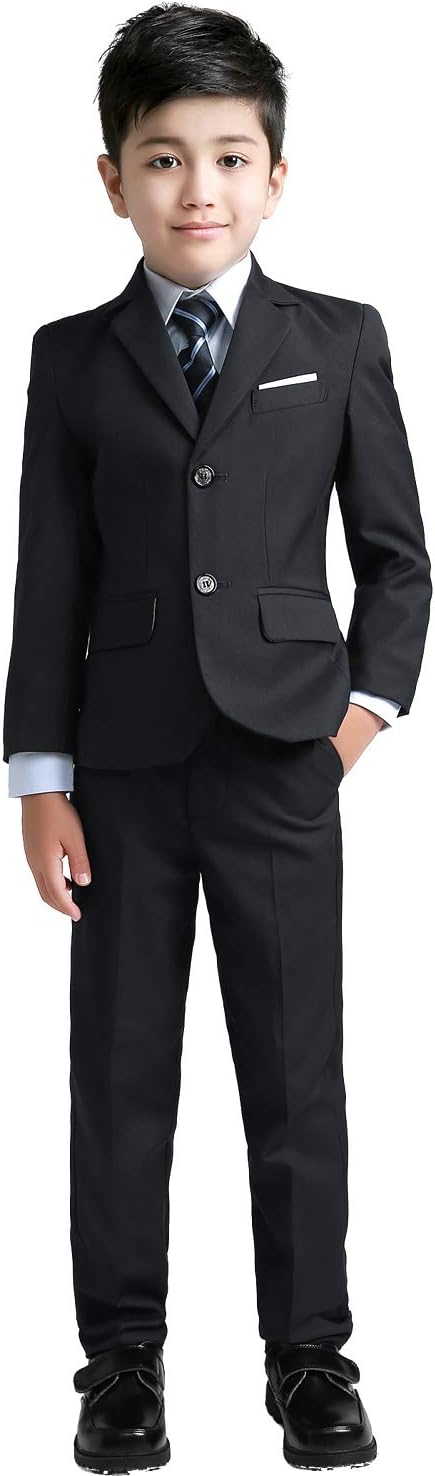 YuanLu Boys Suit for Kids Tuxedo Wedding Ring Bearer Outfit