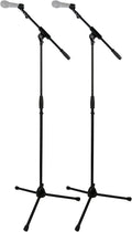 Gearlux Tripod Boom Microphone Stand - Adjustable to 60 in, 2-Pack