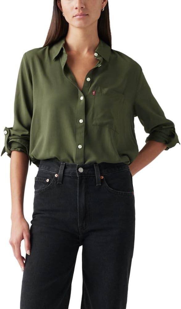 Levi's Women's Darlene Utility Shirt: Stylish and Relaxed Fit