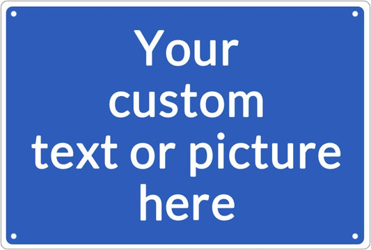 Personalized Aluminum Weatherproof Metal Signs for Custom Use