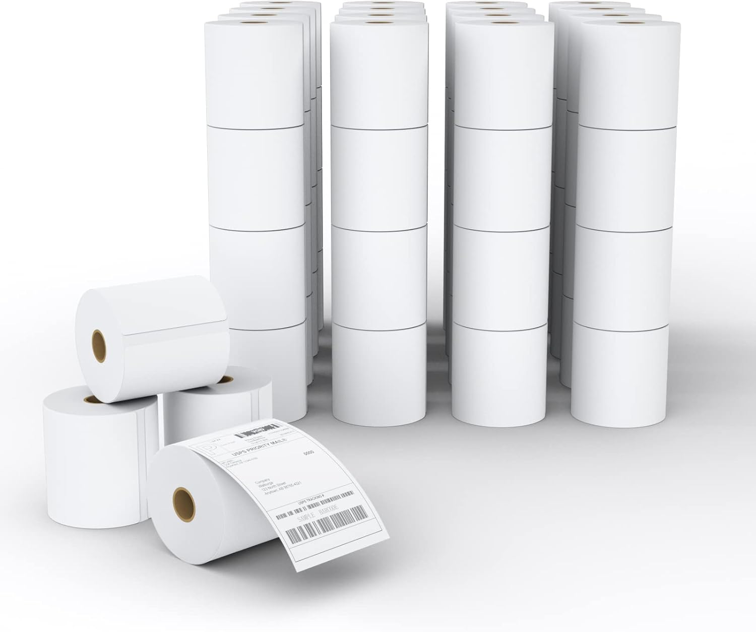 MFLABEL 100 Rolls of 450 Direct Thermal Shipping Labels 4x6