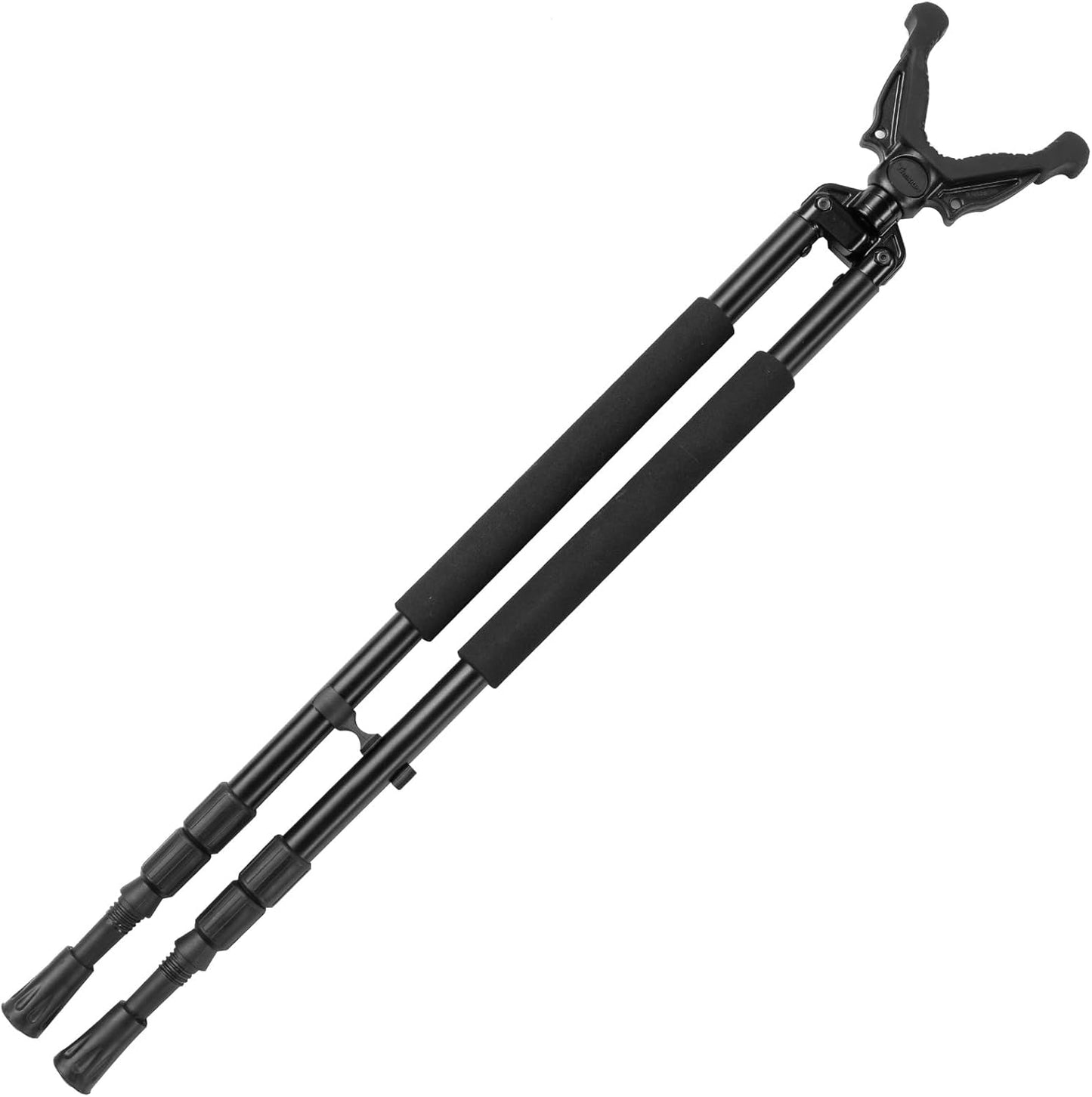 Adjustable Shooting Bipod with 360 V Yoke Rest for Stability