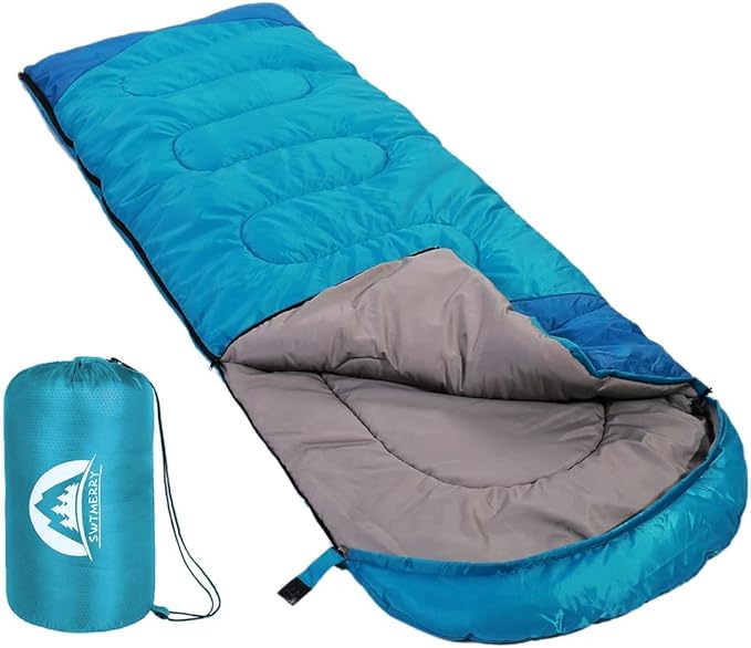 Sleeping Bag 3 Seasons Lightweight Waterproof for Hiking & Camping