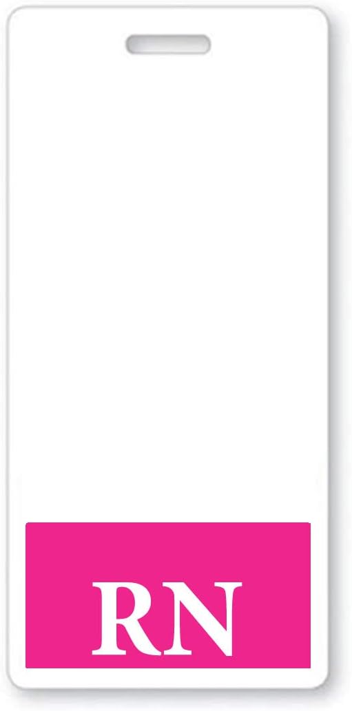 Bulk 25 Pack Pink RN Badge Buddy for Registered Nurses