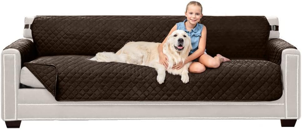 Sofa Shield Couch Slip Cover for Pets, Stain Resistant and Stylish