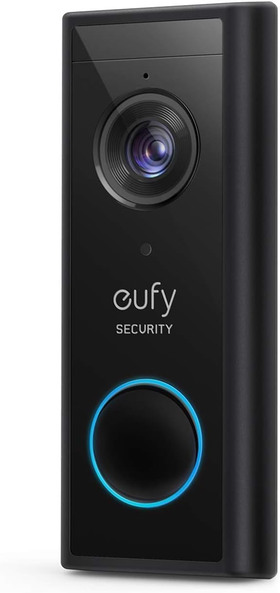 Enhanced Home Security - eufy 2K Video Doorbell (Renewed)