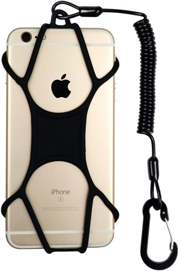 Gear Beast Coiled Lanyard Phone Holder - Outdoor Essential