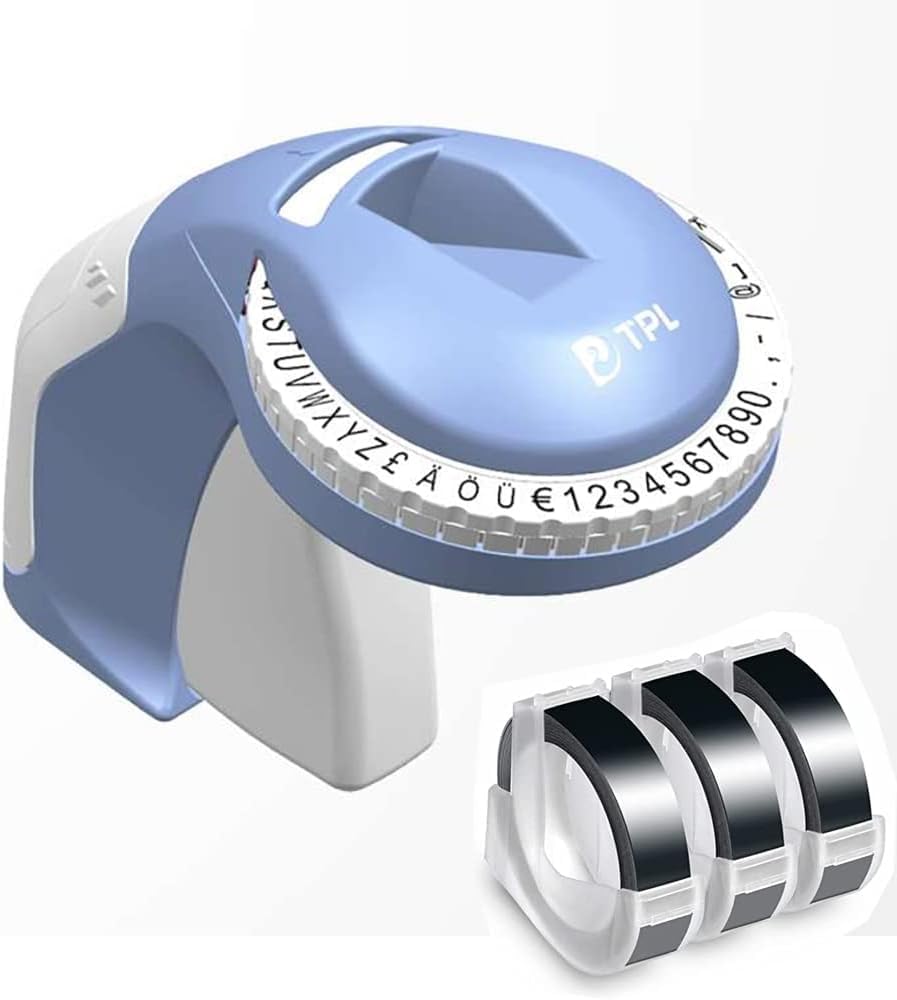 PELAOCA Handheld Label Maker - 3D Embossing Power!