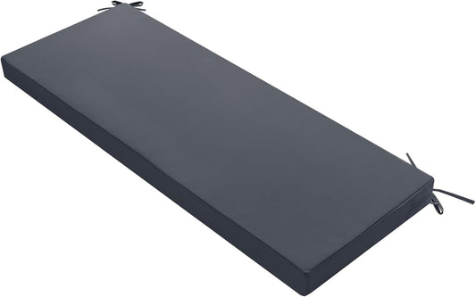 Waterproof Outdoor Bench Cushion for Garden Swing 48 x 18 x 3in