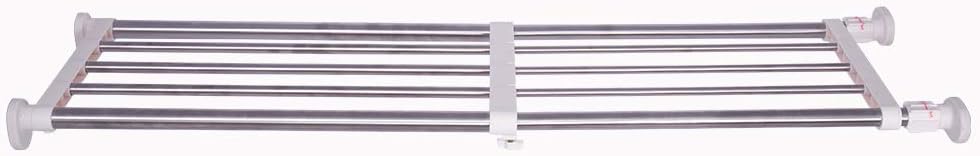 Hershii Expandable Shelf Rod Closet System for Heavy Duty Storage