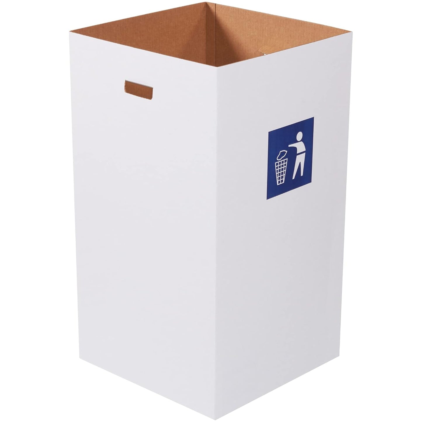 Aviditi 50 Gallon Cardboard Trash Cans for Events and Recycling