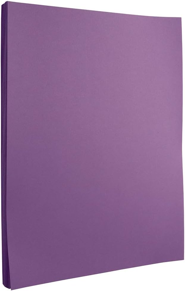 JAM PAPER Violet Recycled 24lb Paper for All Your Needs
