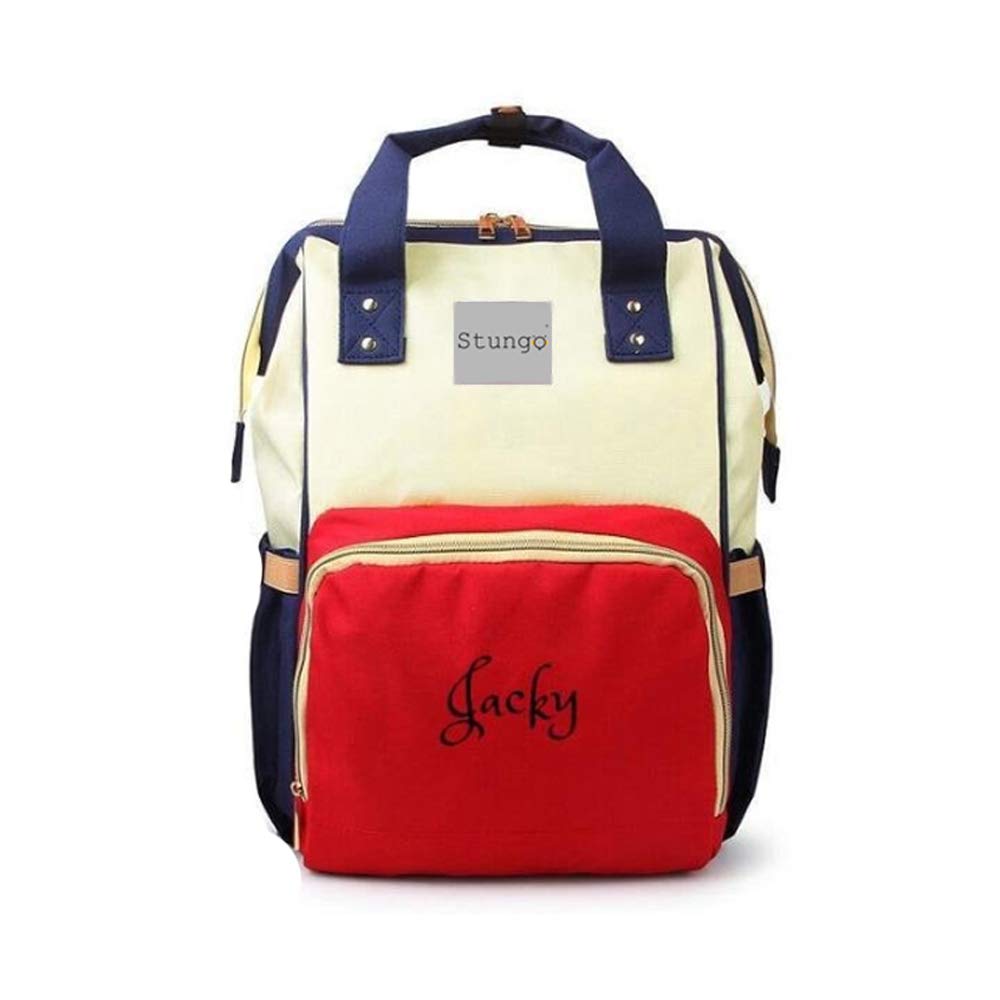 Personalized Large Diaper Bag Knapsack for Infants and Toddlers