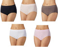 Carole Hochman Seamless Silky Soft Full Coverage Briefs 5 Pack