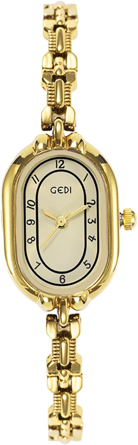 FANMIS Oval Gold Dress Watch - Timeless Elegance