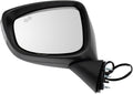 TRQ Driver Side Power Heated Mirror with Blind Spot Indicator - Paint
