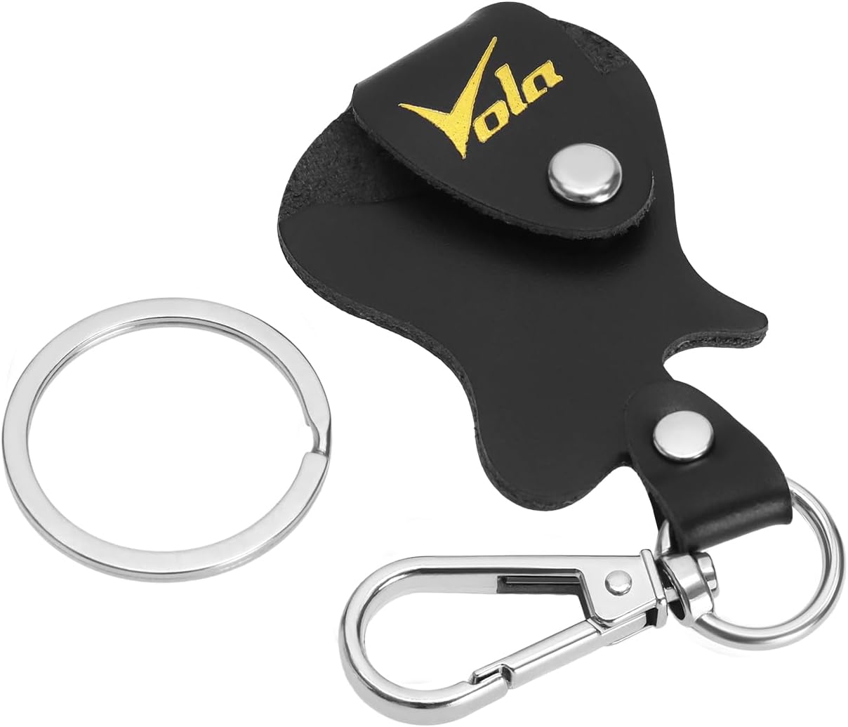 Vola Leather Guitar Picks Holder - Stylish Storage