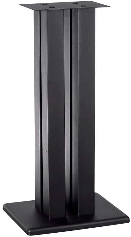 Monolith 24 Inch Speaker Stand - Adjustable Spikes, Supports 75 lbs