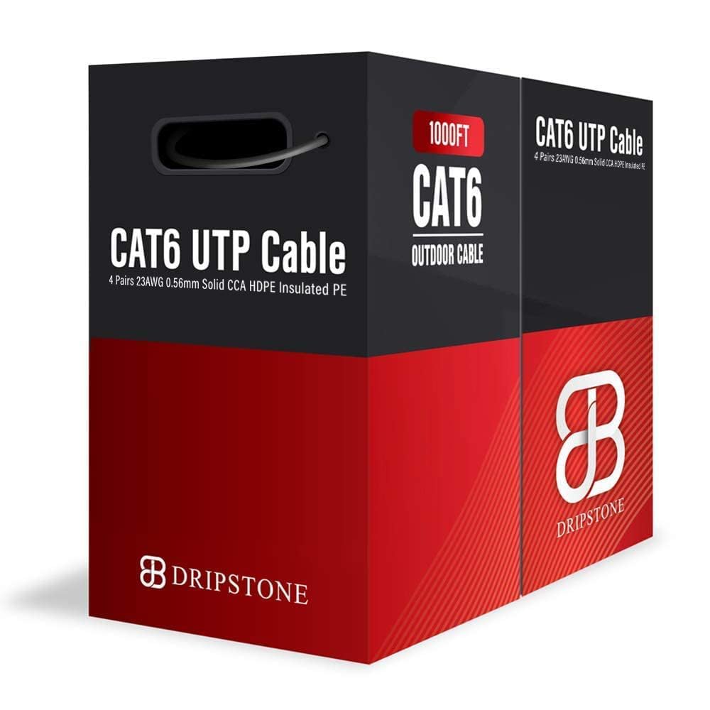 High-Speed CAT6 Direct Burial Ethernet Cable for Outdoor Use