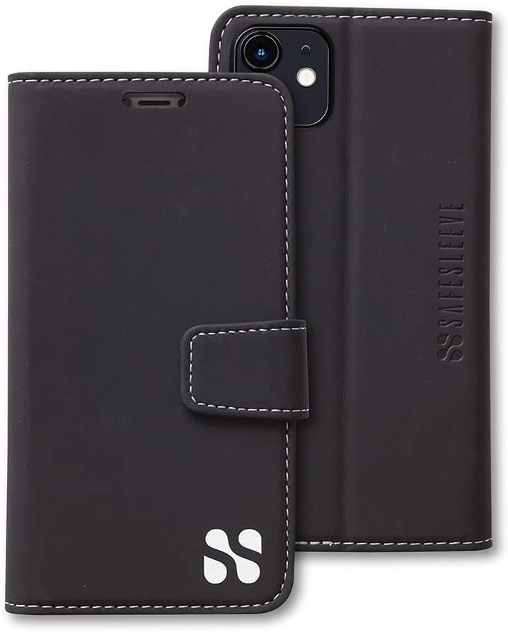 SafeSleeve EMF Protection iPhone 12 Mini Case with RFID Wallet