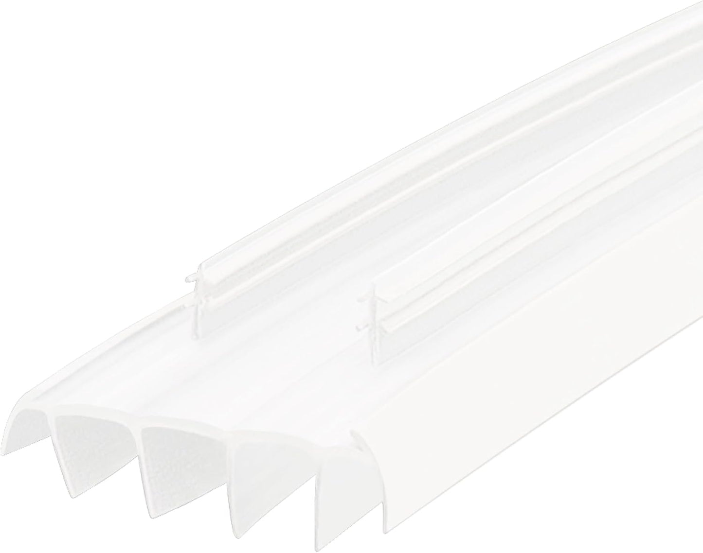 PVC Slide in Kerf Style Door Bottom with Weatherstripping Fins
