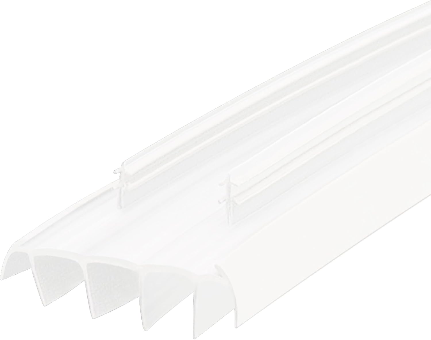 PVC Slide in Kerf Style Door Bottom with Weatherstripping Fins