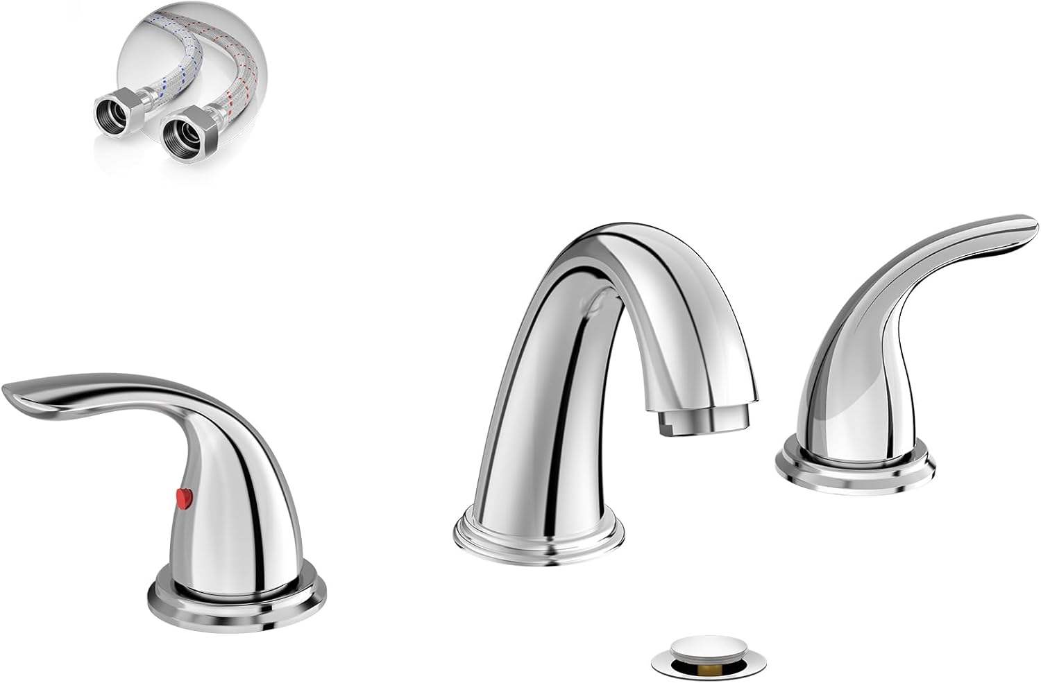Phiestina Chrome 8 Inch Widespread Bathroom Sink Faucet Review