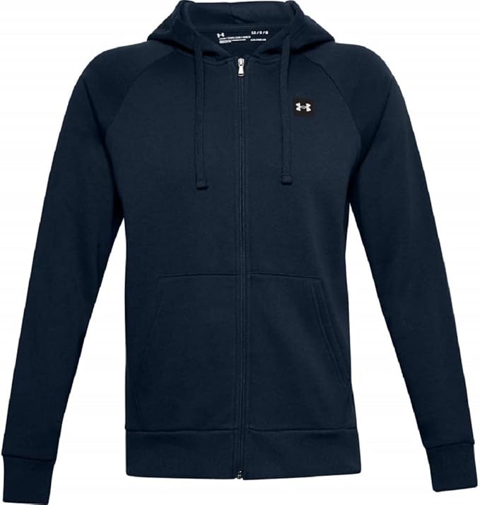 Under Armour Men's Rival Fleece Full Zip Hoodie for Comfort