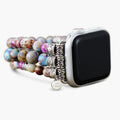 Cape Diablo Smart Watch Band for Women - Handmade Jasper Stretch