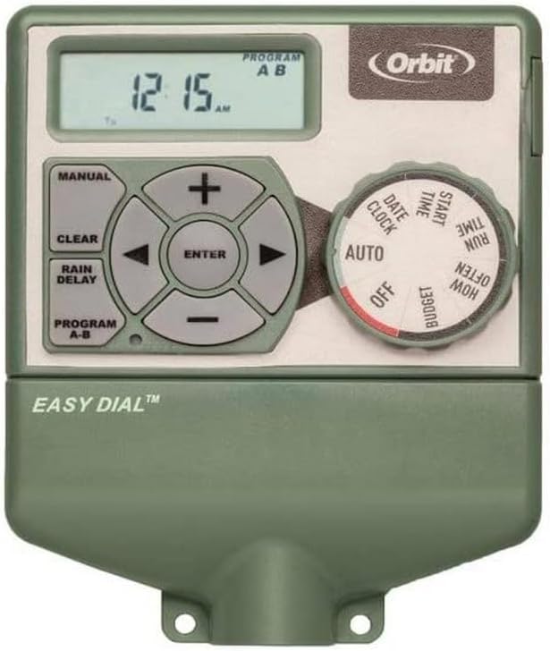 Orbit 57594 Easy Dial 4-Station Indoor Sprinkler Controller