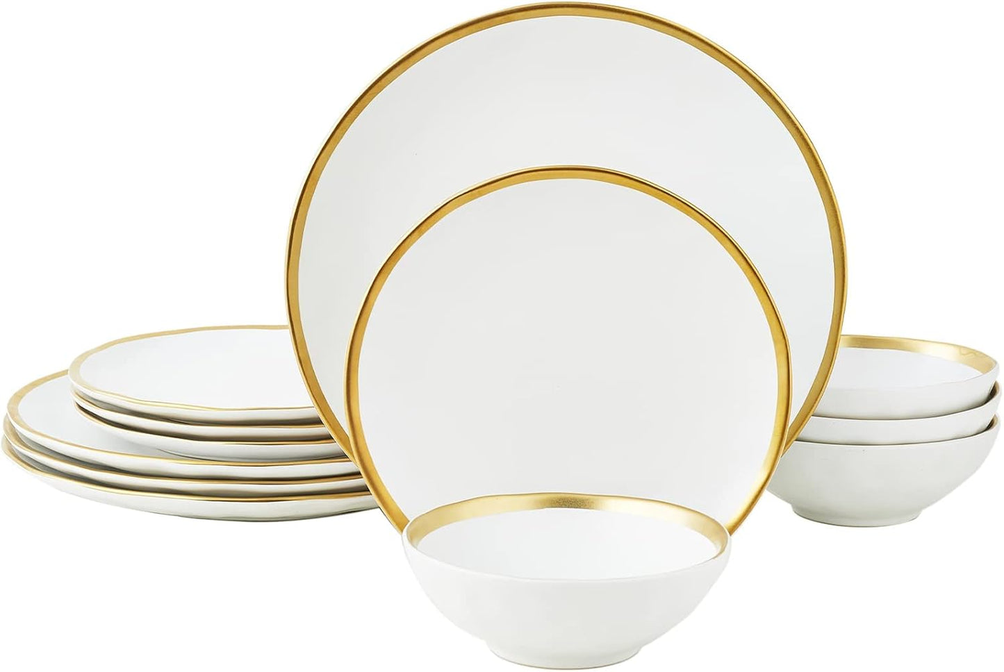 Elegant White Luxury Plates and Bowls Set for Special Occasions