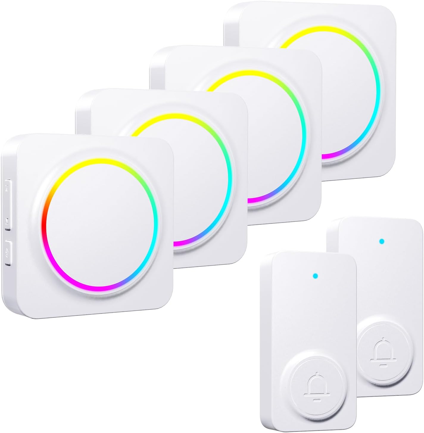 PHYSEN Waterproof Wireless Doorbell Set - Long Range, 32 Chimes