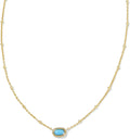Mini Elisa Turquoise Magnesite 14k Gold-Plated Pendant Necklace