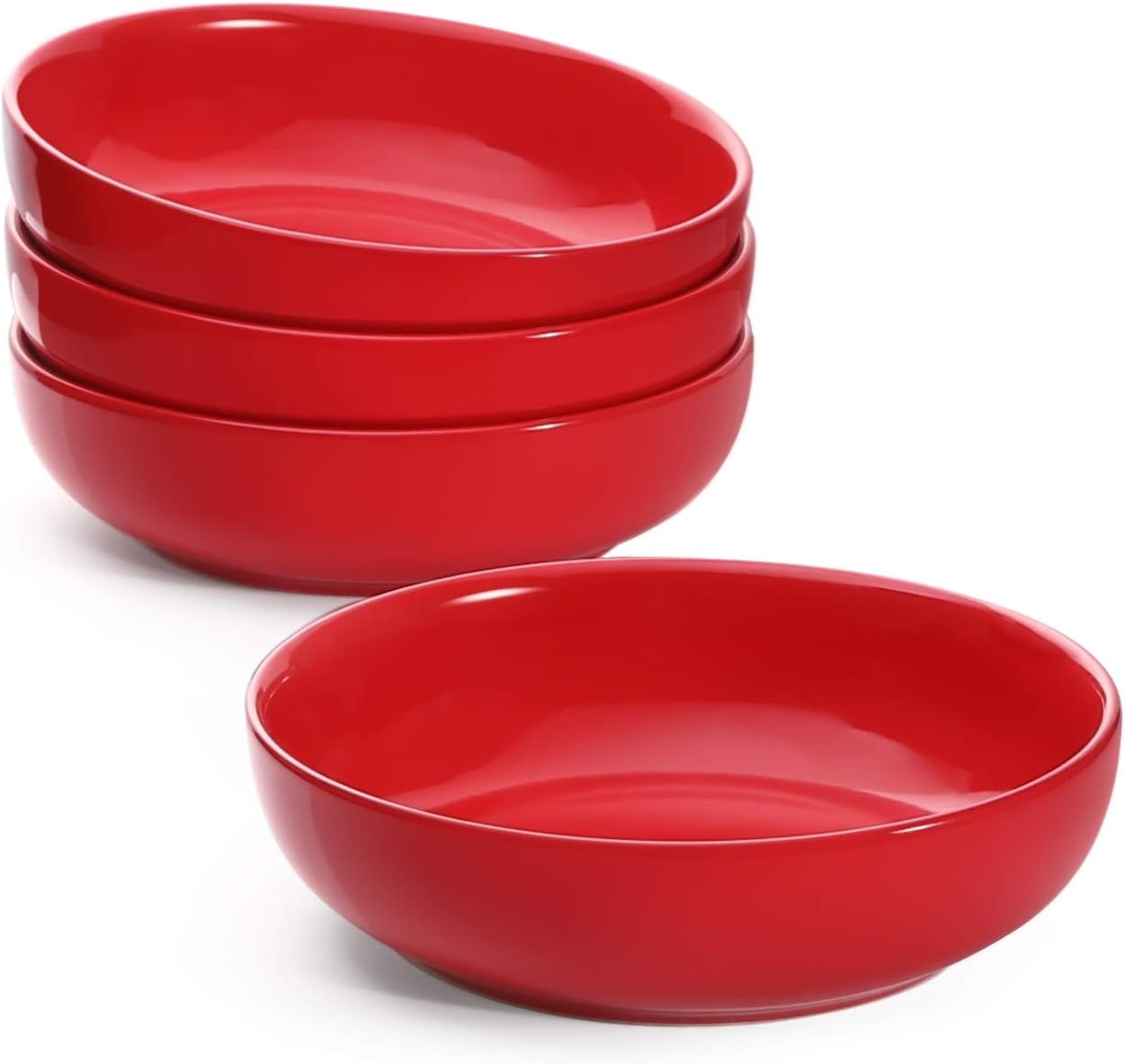LE TAUCI 45 oz Pasta Bowls Set for Serving Soup and Salad