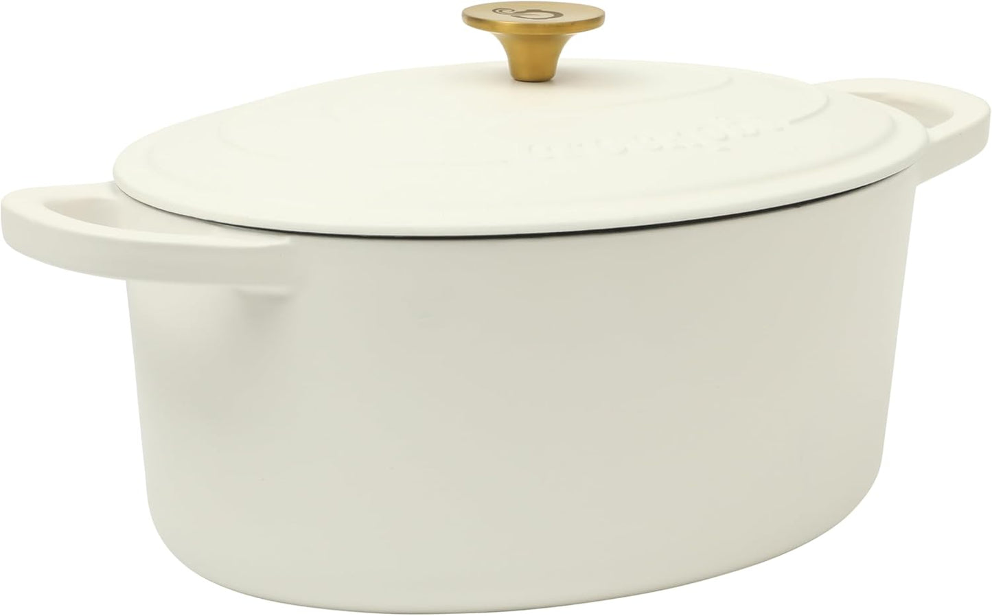 Crock Pot Artisan 7-Quart Oval Dutch Oven for Cooking