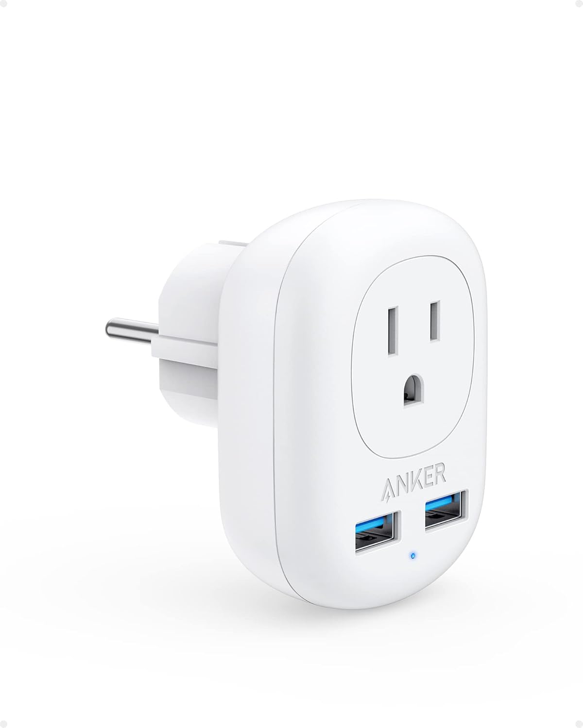 Anker PowerExtend EU Travel Adapter, Compact & Versatile