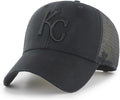 Black Mesh Trucker Snapback Cap - Unisex Mid Crown Baseball Hat