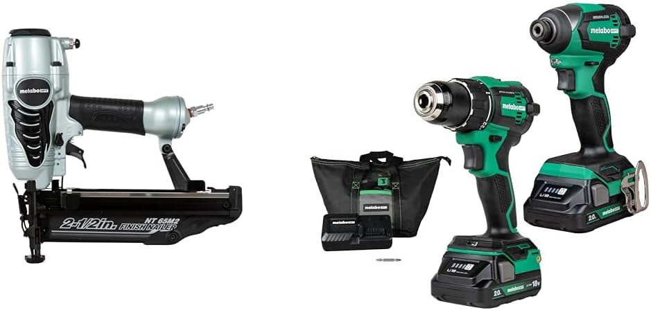 Metabo HPT Finish Nailer and Cordless Drill Combo Kit Review