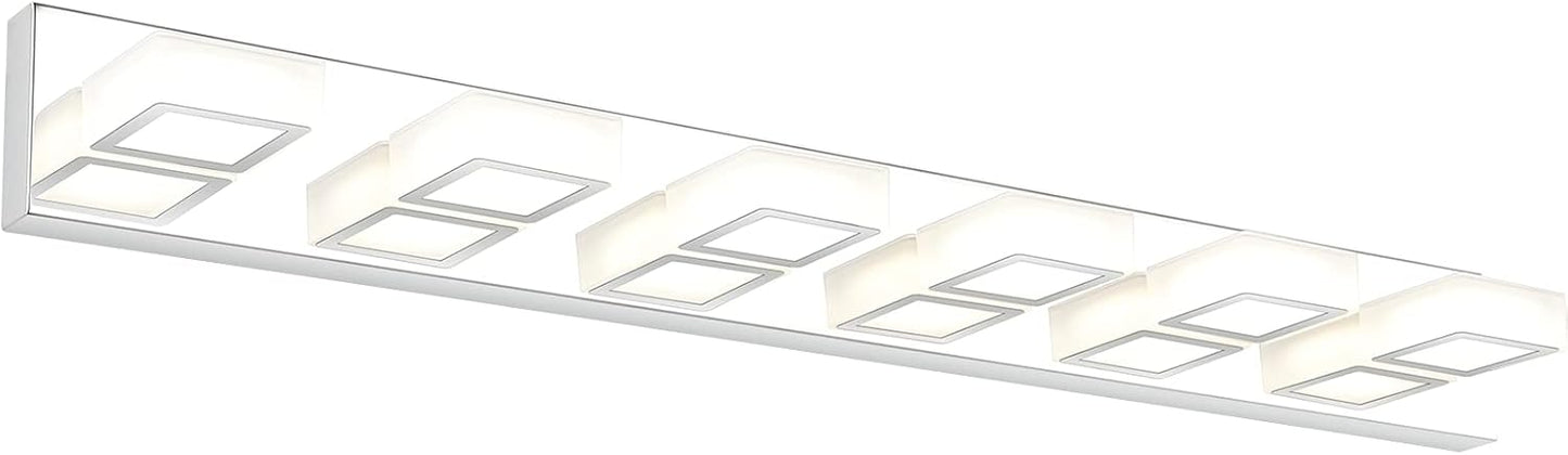 Modern Chrome LED Vanity Lights for Stylish Bathroom Lighting
