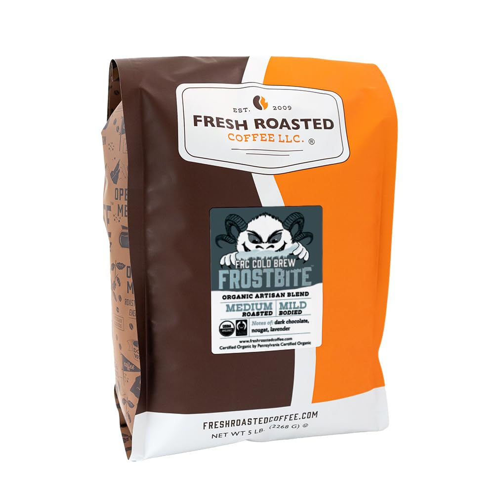 Frostbite Cold Brew Blend - Organic Whole Bean Coffee Delight