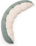 Peallow Long Round Body Pillow for Adults - Supportive Bolster Pillow