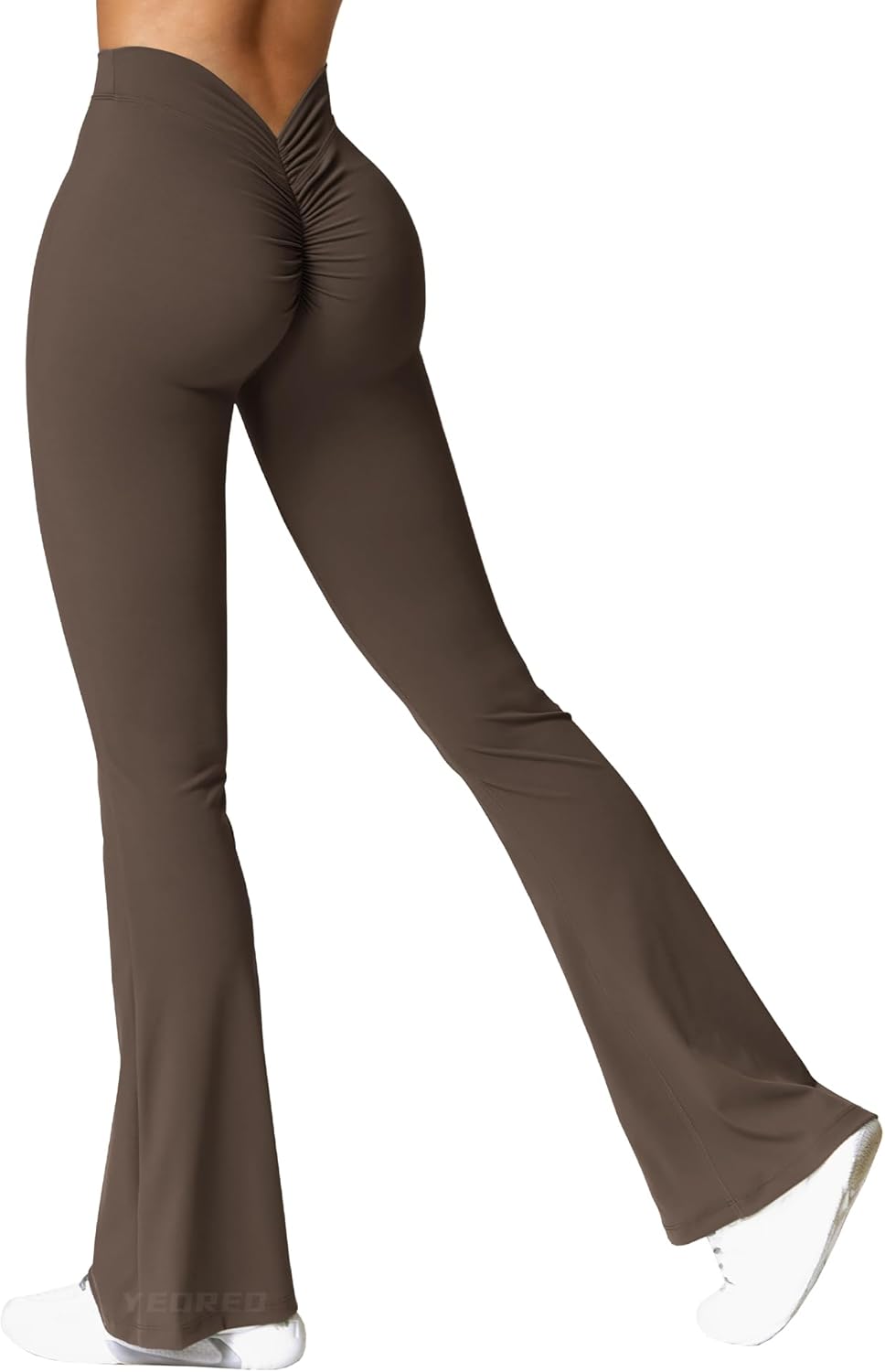 YEOREO Butt Lifting Flare Leggings: Gym-Ready Style!