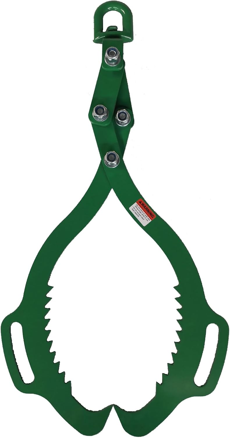 Log Lifting Tongs with 28in Swivel Claw Hook for Heavy Duty Use